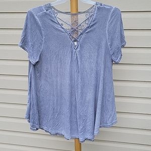 Umgee + gray cross front top size 2XL